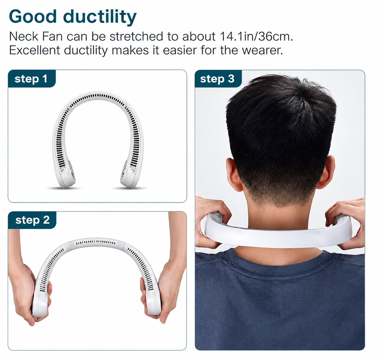 Wearable Personal Neck Fan