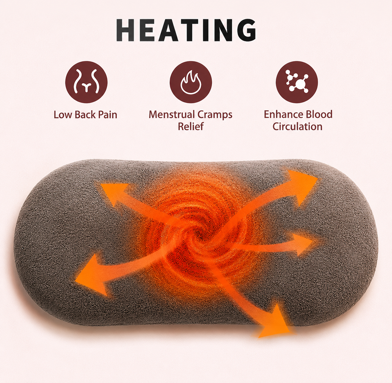 Portable Cordless Heating Pad - Menstrual Heating Pad